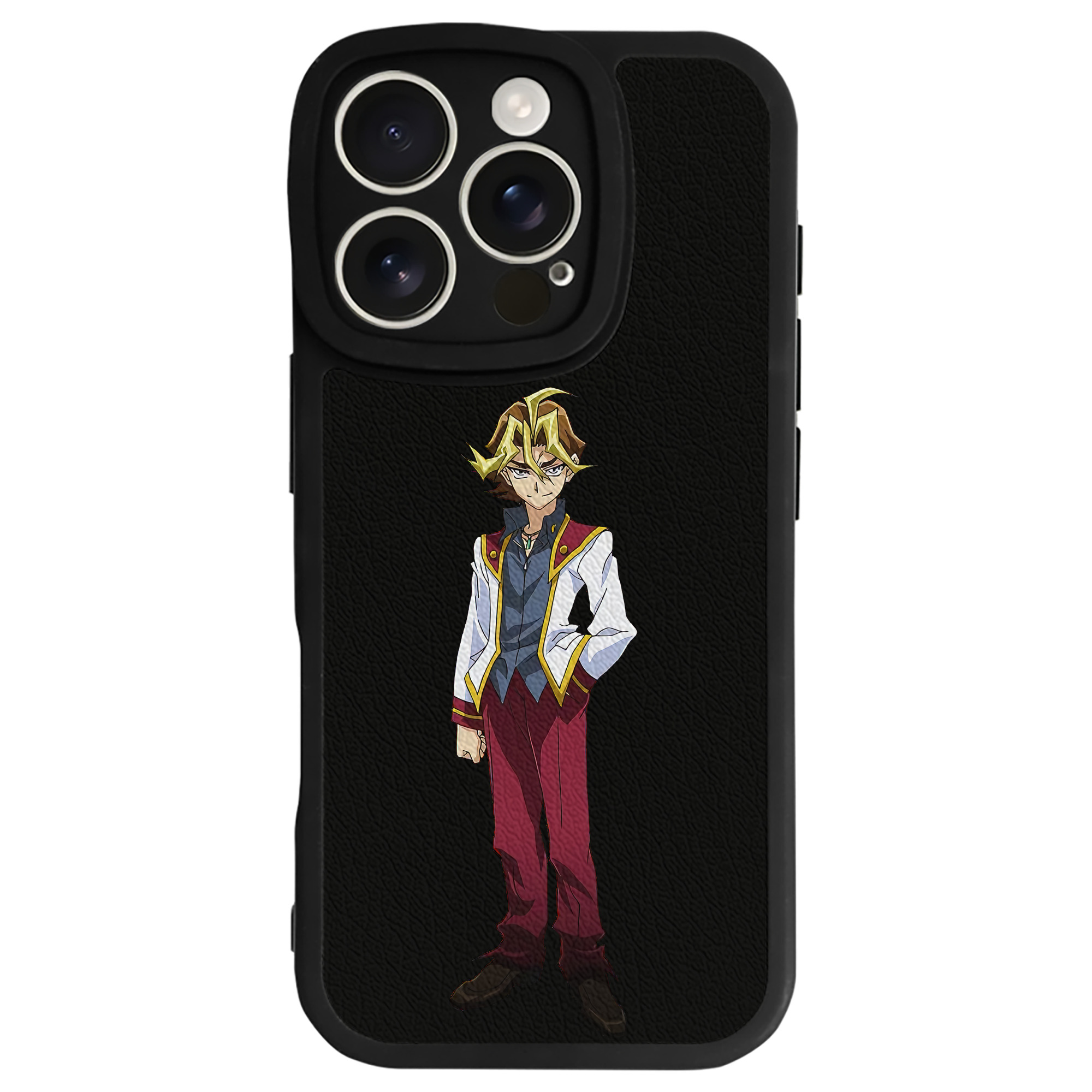 遊☆戯☆王 Yu-Gi-Oh! 【iPhone 16シリーズ対応】シリコンスマホケース（レザー調） 材質：シリコン